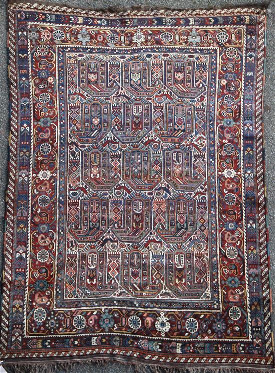 A Kazak rug, 6ft 5in by 4ft 7in.